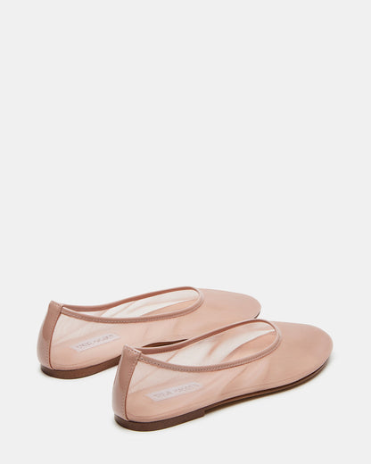 Steve Madden MEADOW Blush Mesh Women's Ballet Flats