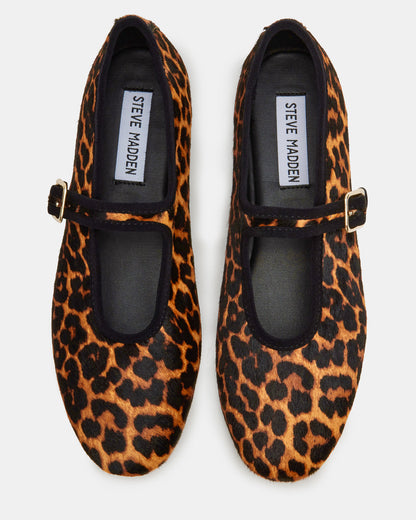 Steve Madden DREAMING Leopard Women's Mary Jane Flats