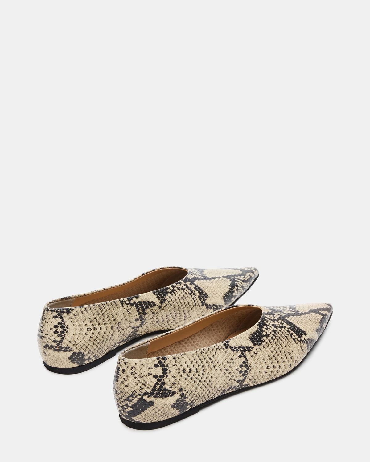 Steve Madden FLOYD Snake Pointed-Toe Ballet Women's Flat