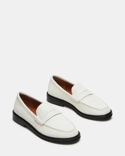 Steve Madden MADISON White Multi Women's Penny Loafer
