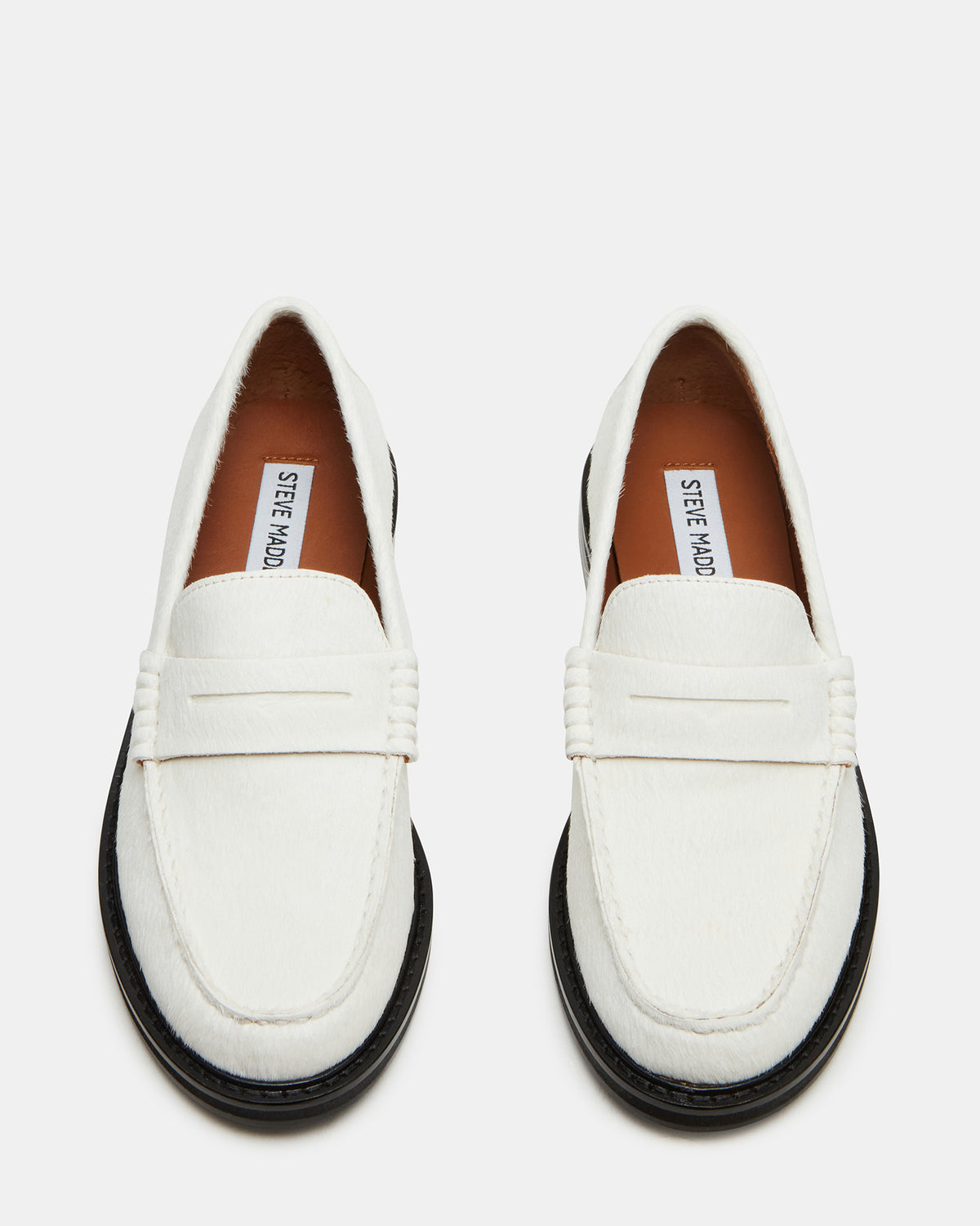 Steve Madden MADISON White Multi Women's Penny Loafer