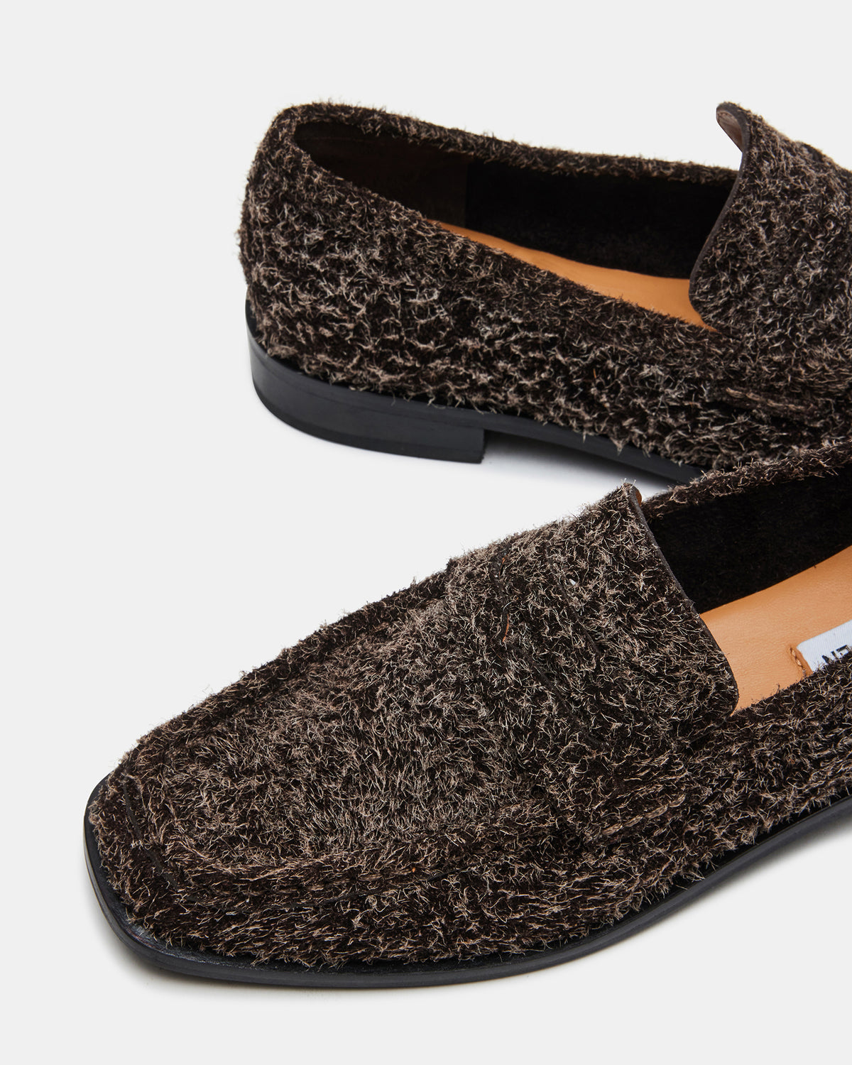 Steve Madden PARLOUR Brown Suede Square Toe Loafer | Women's Loafers