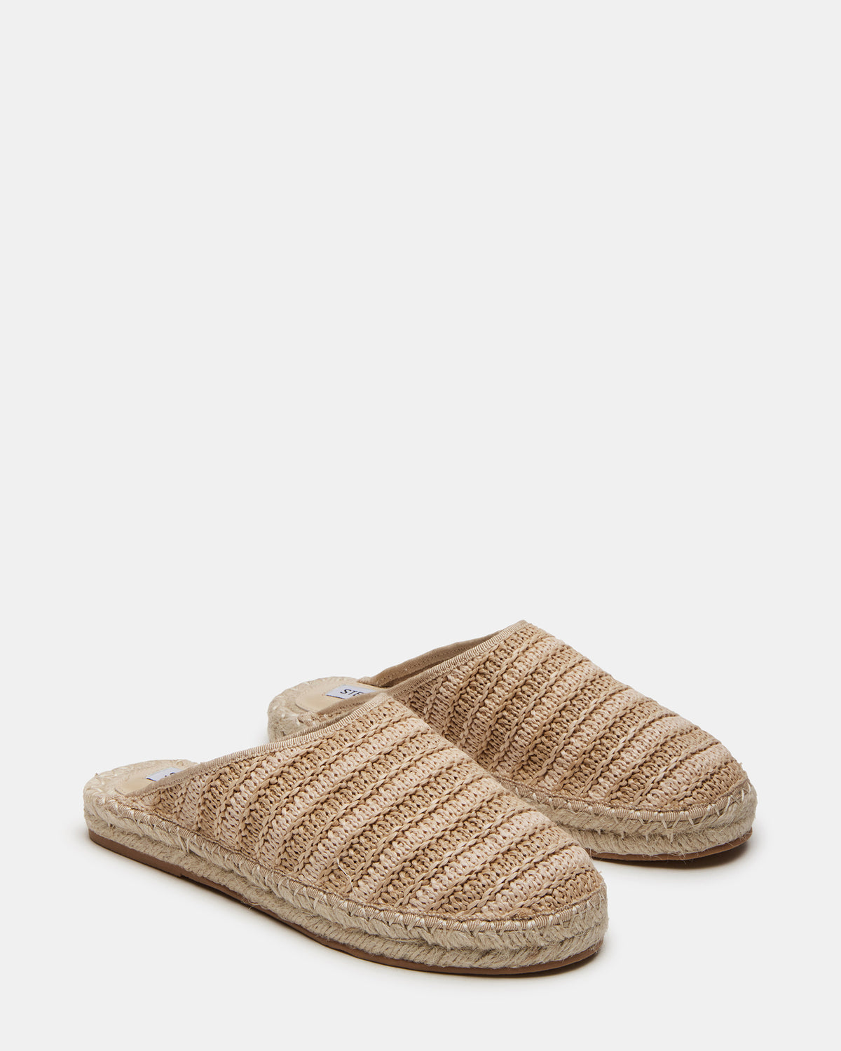 Steve Madden GILLIGAN Raffia Espadrille Mule Flat | Women's Flats