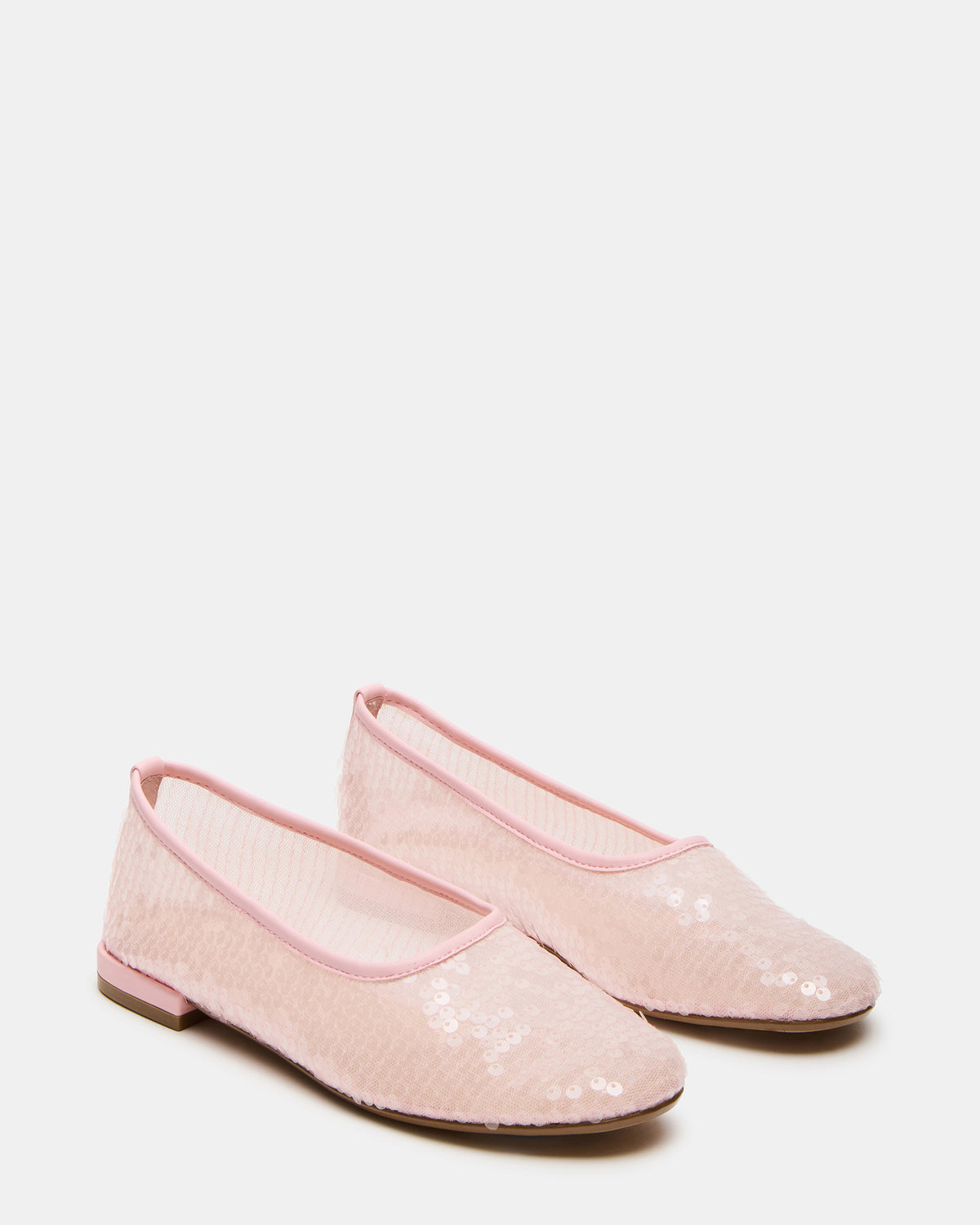Steve Madden GARCELLE Pink Sequin Women's Ballet Flats