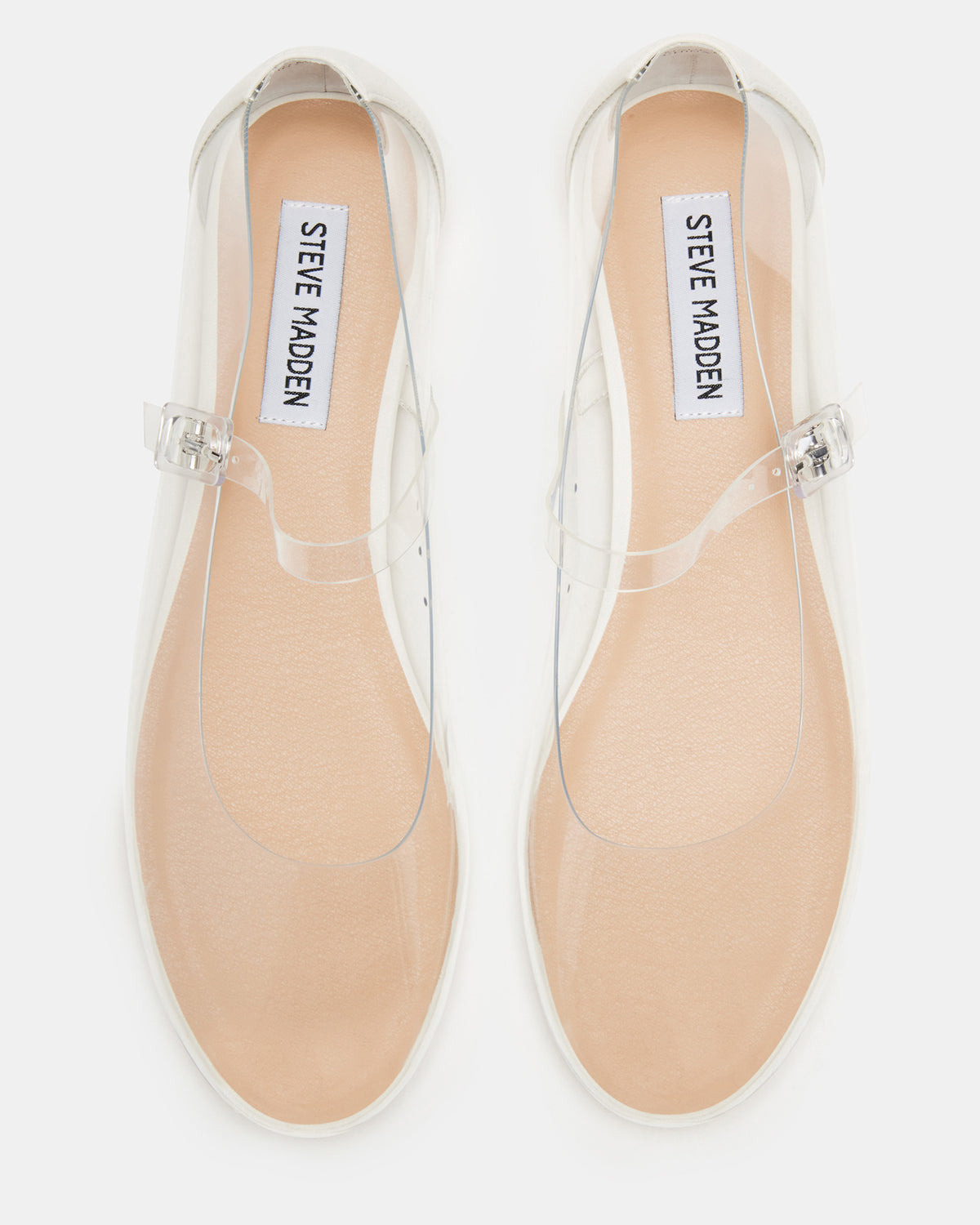 Steve Madden VINETTA Clear Mary Jane Ballet Flat | Women's Flats
