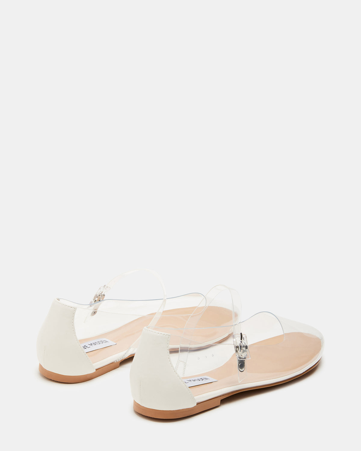 Steve Madden VINETTA Clear Mary Jane Ballet Flat | Women's Flats