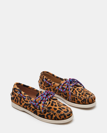 Steve Madden SAIL Leopard Women's Flat Loafer