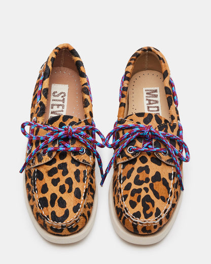 Steve Madden SAIL Leopard Women's Flat Loafer