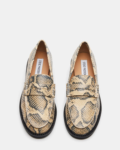 Steve Madden MADISON Snake Women's Penny Loafer
