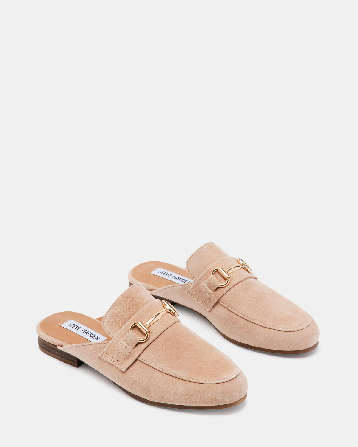 Steve Madden KANDI Camel Suede Women's Designer Loafers