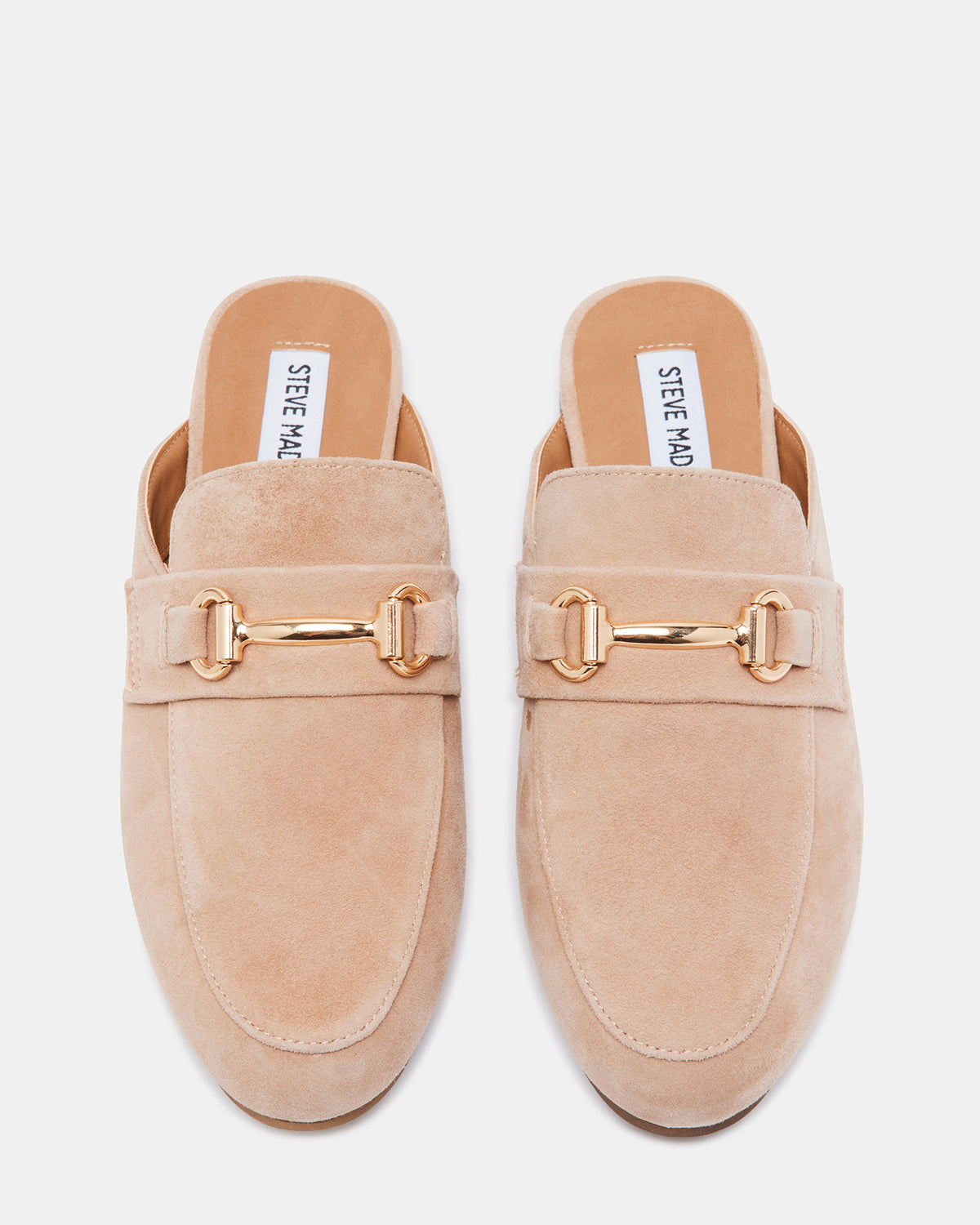 Steve Madden KANDI Camel Suede Women's Designer Loafers