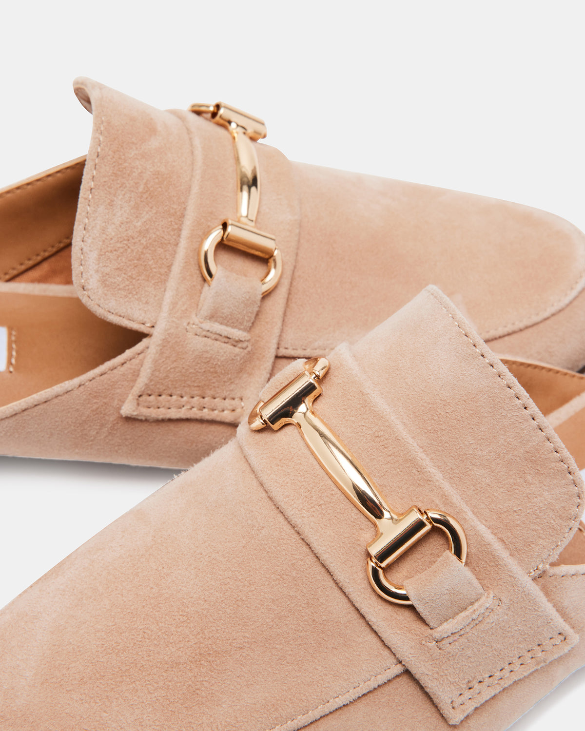Steve Madden KANDI Camel Suede Women's Designer Loafers