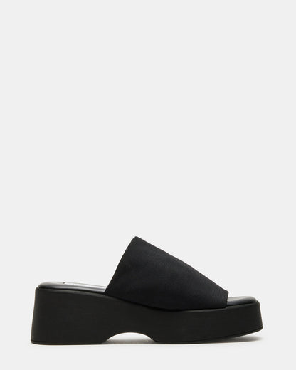 Steve Madden SLINKY30 Black Women's Platform Sandal