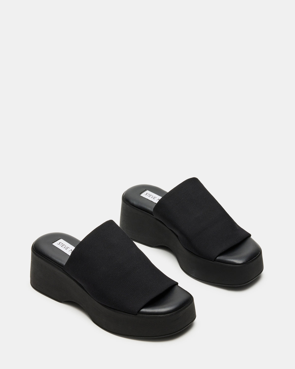 Steve Madden SLINKY30 Black Women's Platform Sandal
