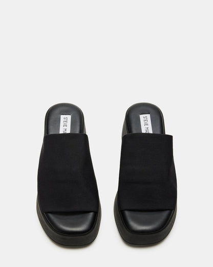 Steve Madden SLINKY30 Black Women's Platform Sandal