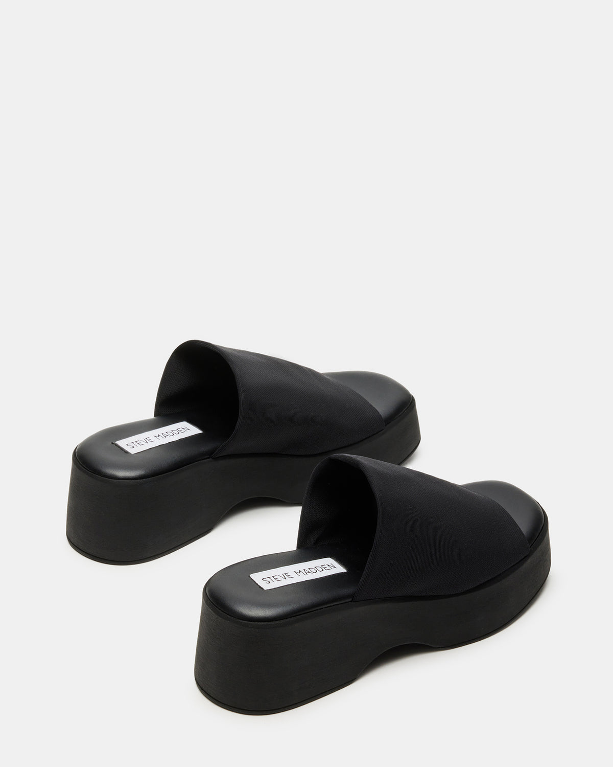 Steve Madden SLINKY30 Black Women's Platform Sandal