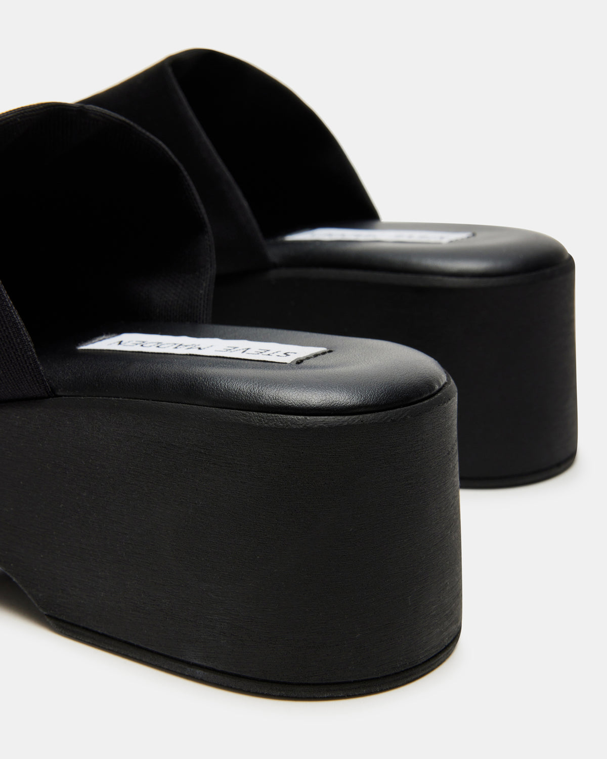 Steve Madden SLINKY30 Black Women's Platform Sandal