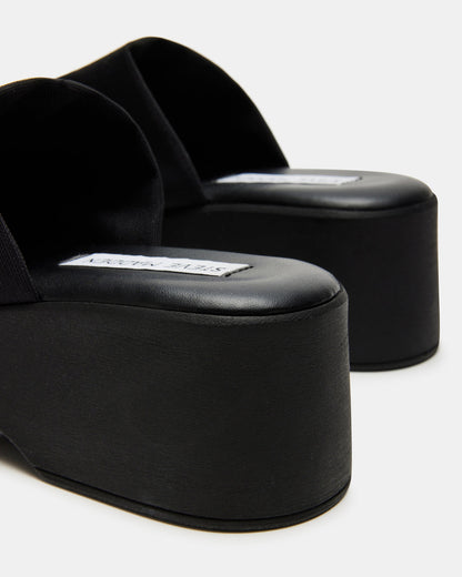Steve Madden SLINKY30 Black Women's Platform Sandal