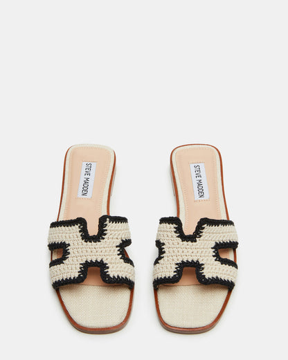 Steve Madden HADYN Cream Multi Sandal | Women's Designer Sandals