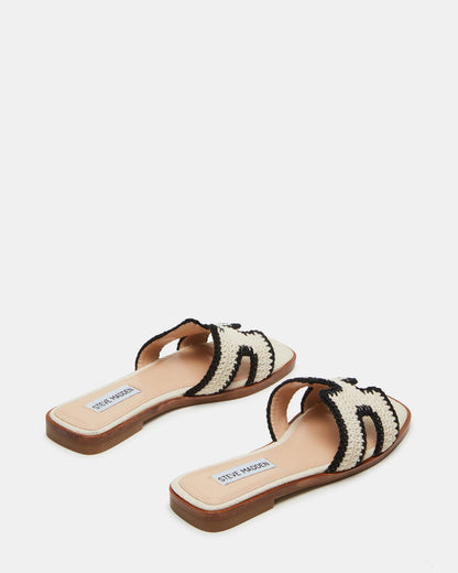 Steve Madden HADYN Cream Multi Sandal | Women's Designer Sandals