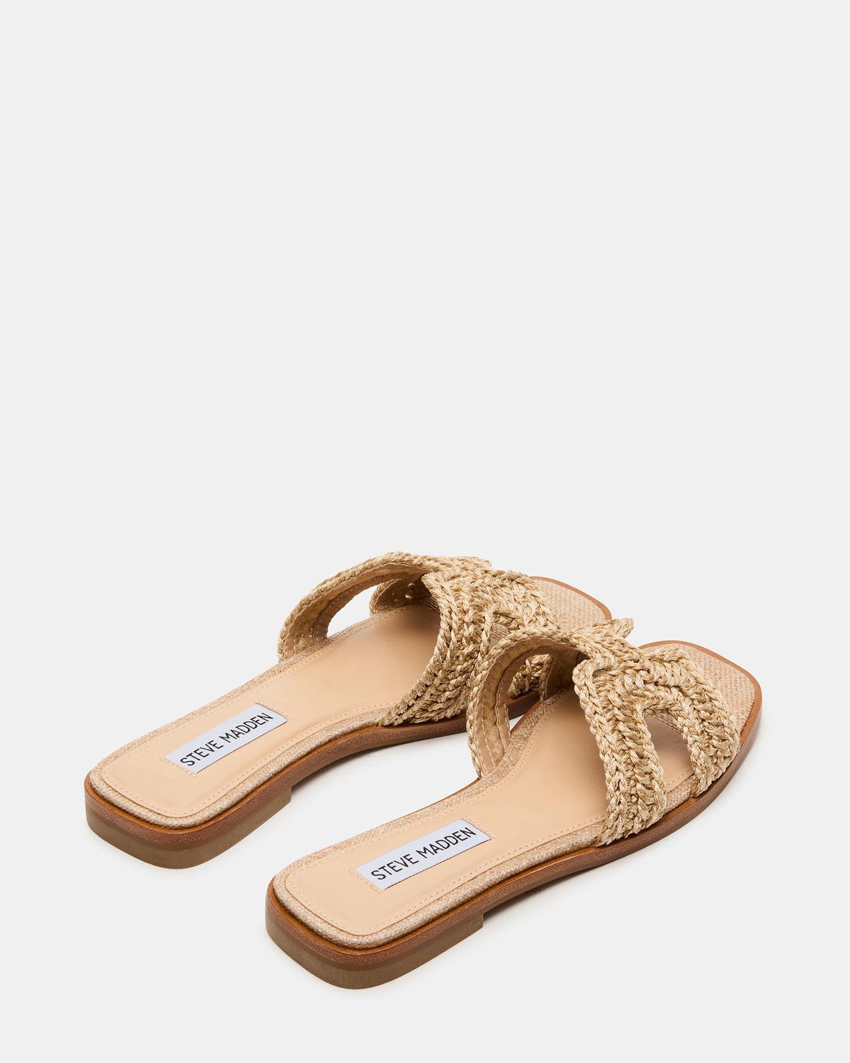Steve Madden HADYN Crochet Raffia Women's Designer Sandal
