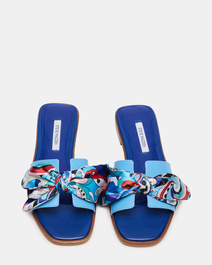 Steve Madden HADYN Blue Scarf Women's Designer Sandal
