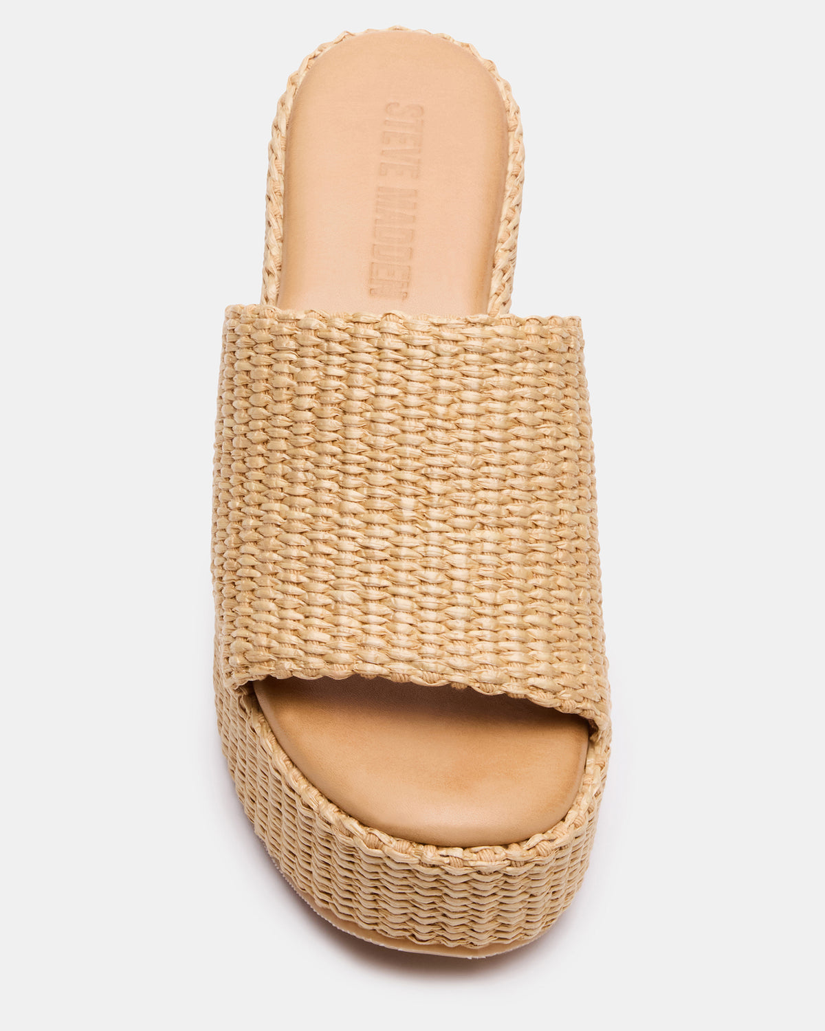 Steve Madden JETTY Raffia Platform Wedge Women's Sandal