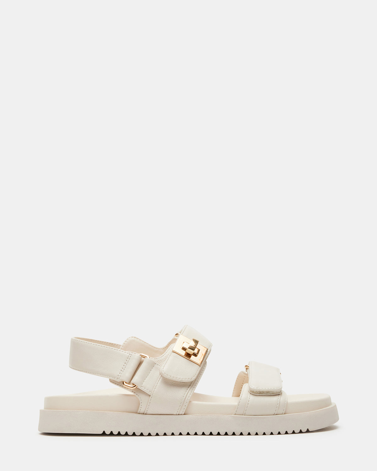 Steve Madden MONA Bone Leather Flatform Women's Sandal