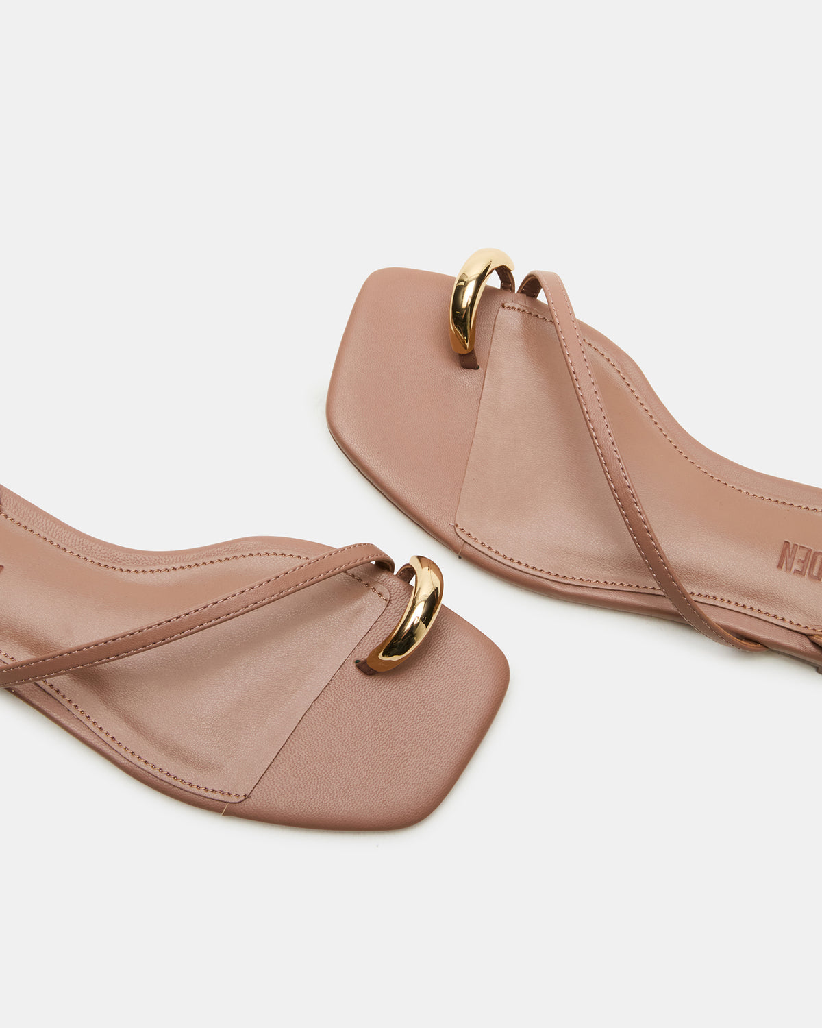 Steve Madden ODYSSEY Mocha Strappy Square-Toe Women Sandal