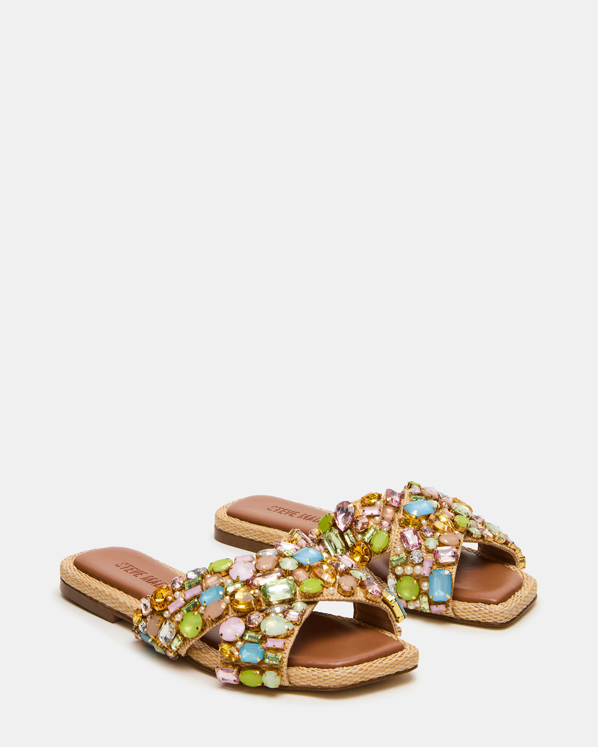 Steve Madden LEVITY Multi Square-Toe Slide Women's Sandal