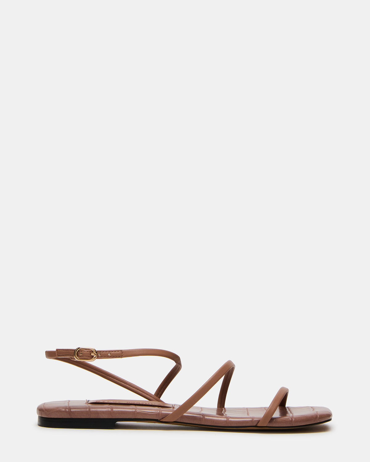 Steve Madden TANGO Mocha Square-Toe Strappy Women's Sandal