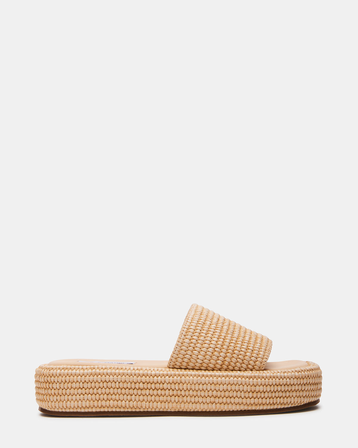 Steve Madden BEACHY Natural Platform Slide Women's Sandal