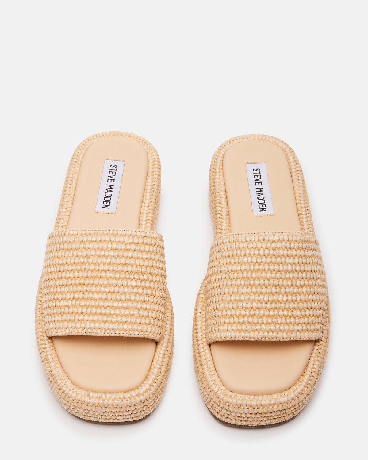 Steve Madden BEACHY Natural Platform Slide Women's Sandal