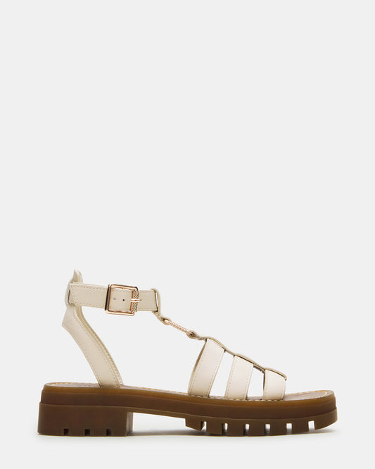 Steve Madden JARELLI Bone Leather Strappy Platform Women's Sandal
