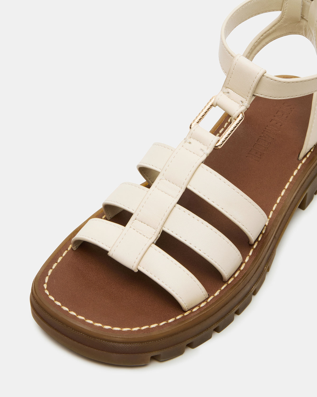 Steve Madden JARELLI Bone Leather Strappy Platform Women's Sandal