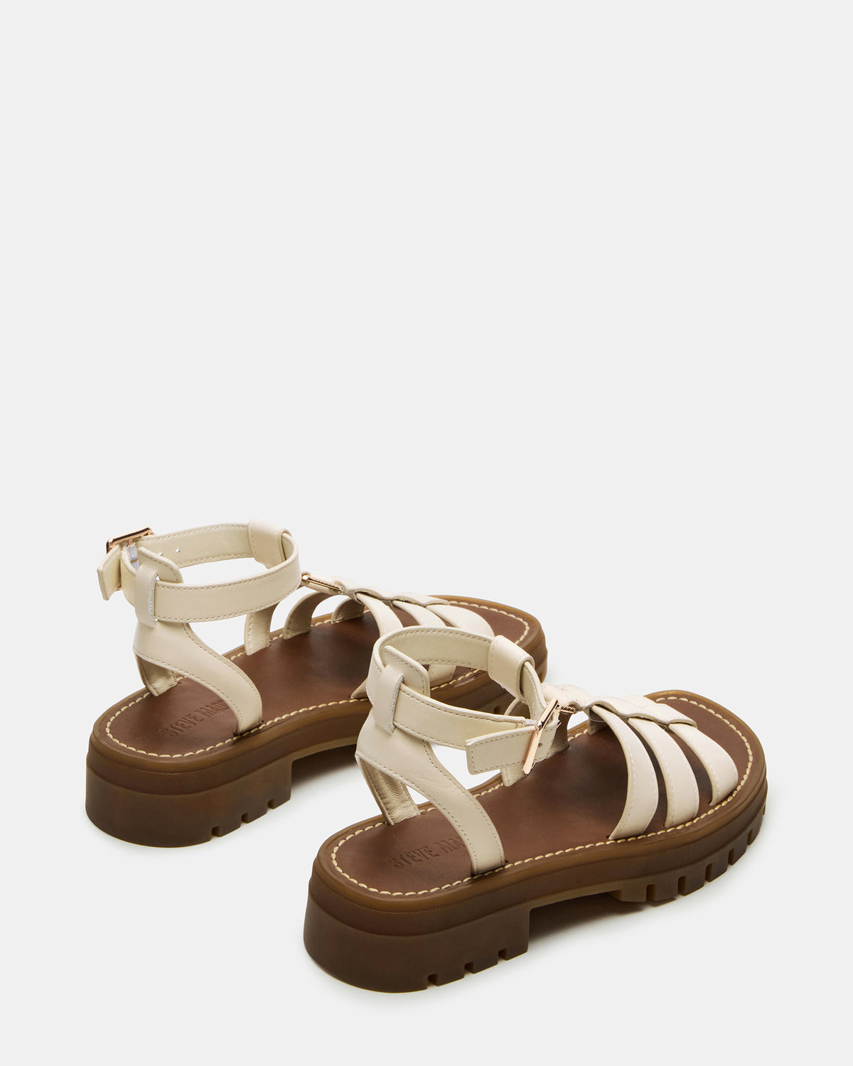Steve Madden JARELLI Bone Leather Strappy Platform Women's Sandal