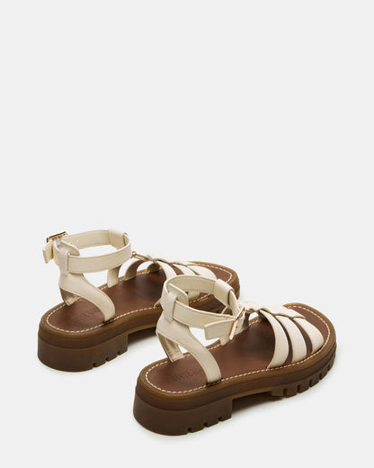 Steve Madden JARELLI Bone Leather Strappy Platform Women's Sandal