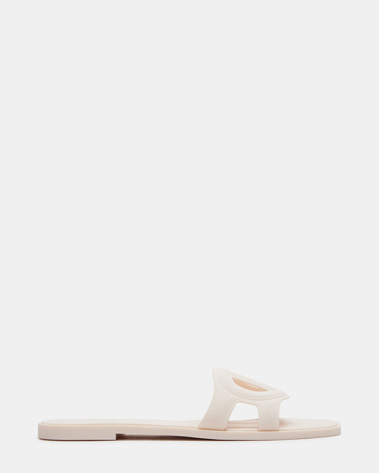 Steve Madden JELLIE Bone Women's Square Toe Slide Sandal