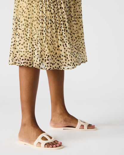 Steve Madden JELLIE Bone Women's Square Toe Slide Sandal