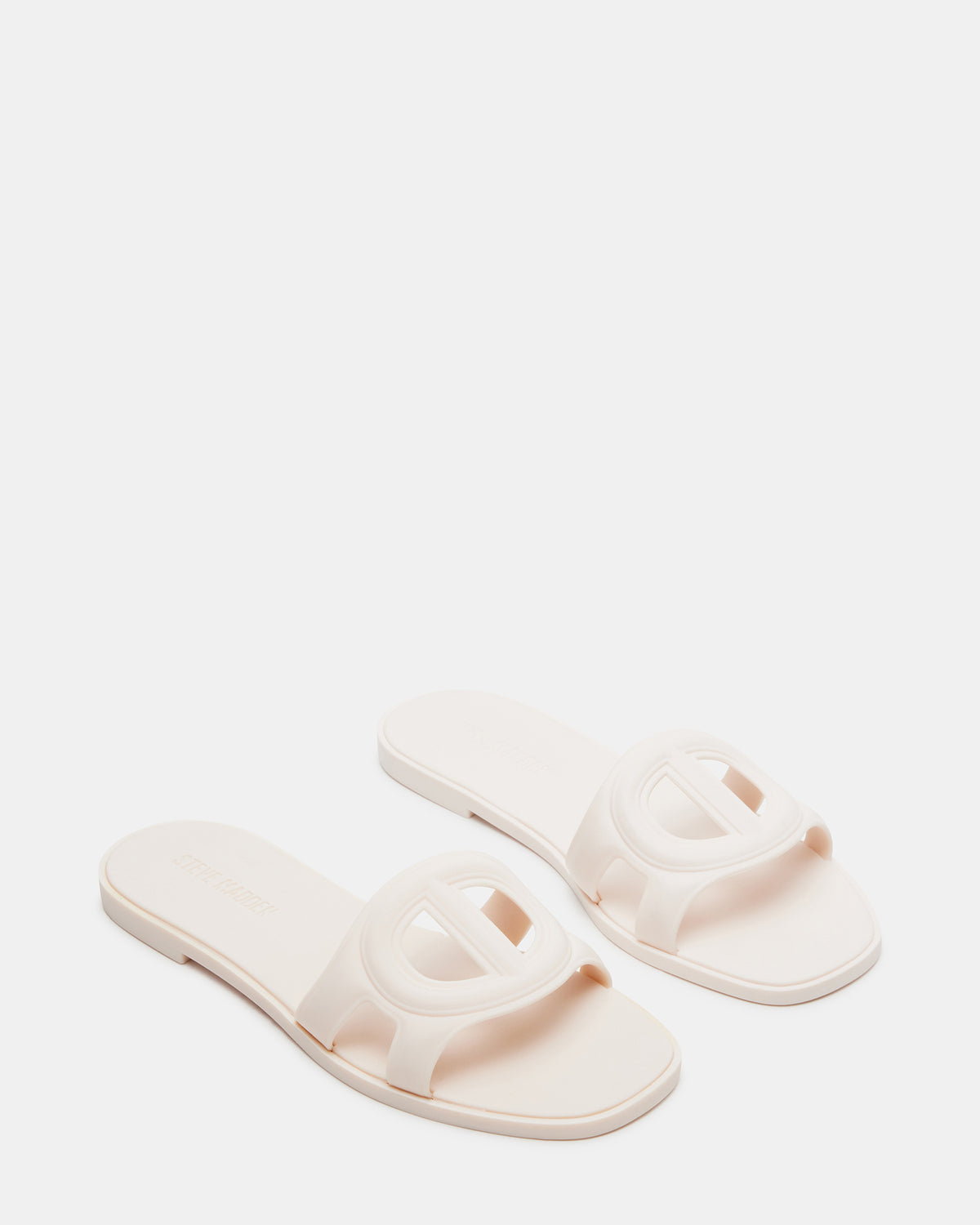 Steve Madden JELLIE Bone Women's Square Toe Slide Sandal