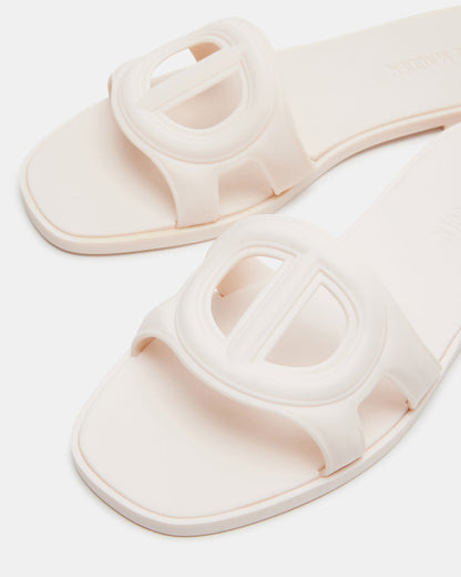 Steve Madden JELLIE Bone Women's Square Toe Slide Sandal