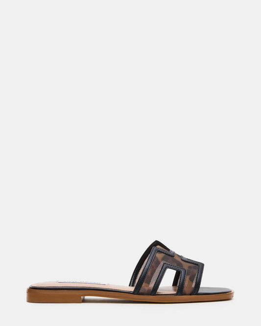 Steve Madden HADYN Mesh Leopard Women's Designer Sandal
