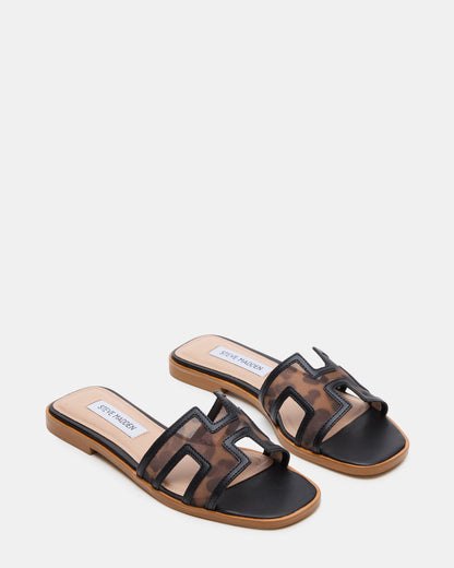 Steve Madden HADYN Mesh Leopard Women's Designer Sandal