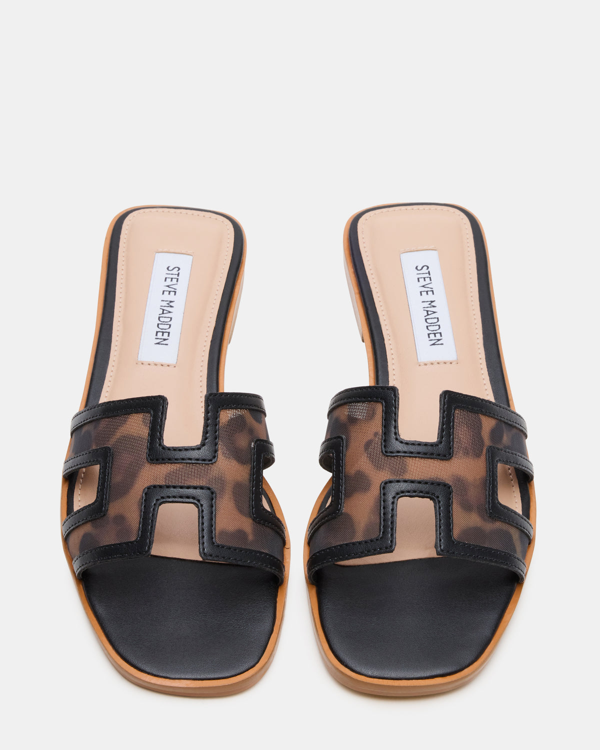 Steve Madden HADYN Mesh Leopard Women's Designer Sandal