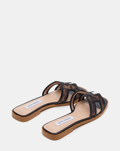 Steve Madden HADYN Mesh Leopard Women's Designer Sandal