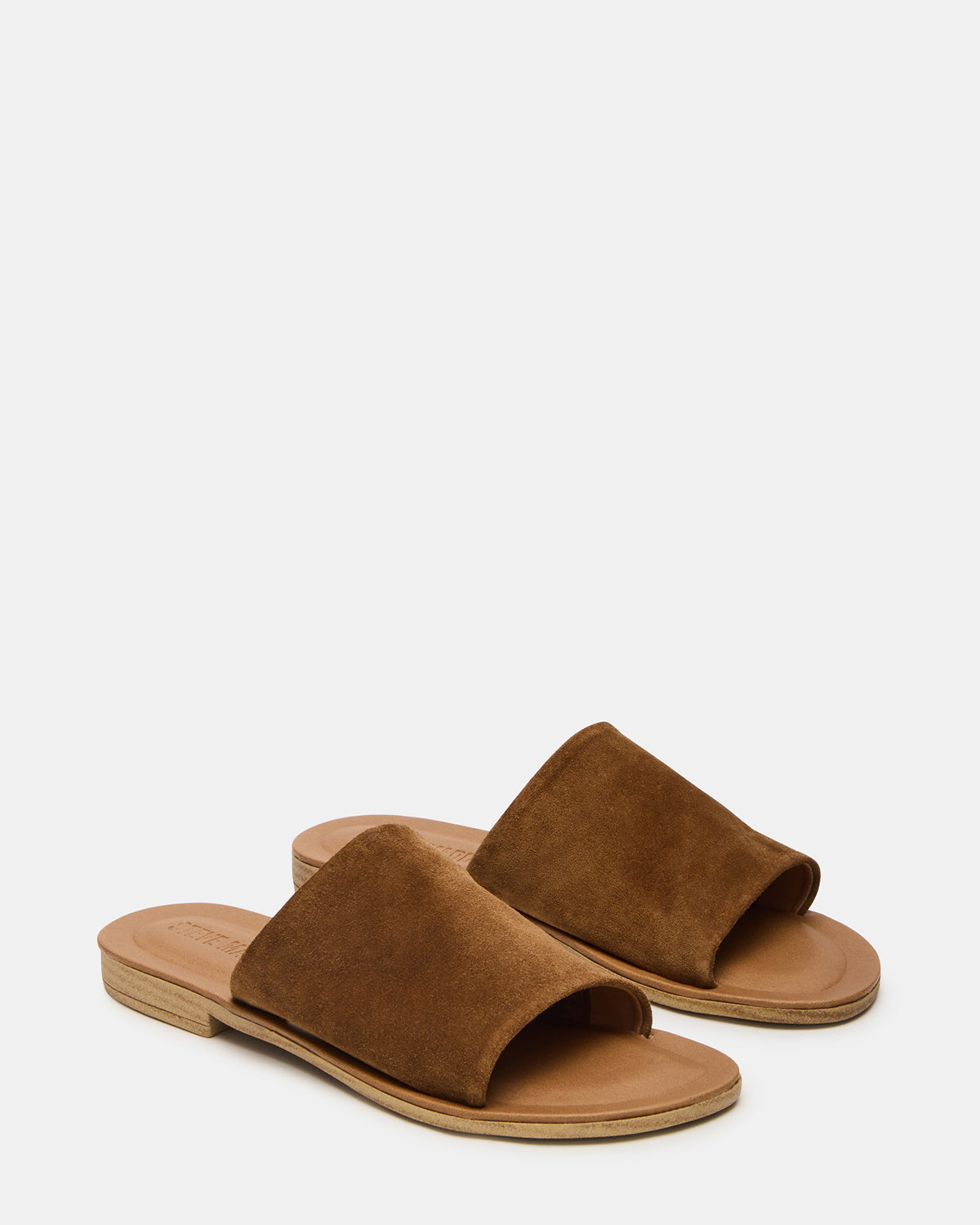Steve Madden KIPP Chestnut Suede Slide Women's Sandal