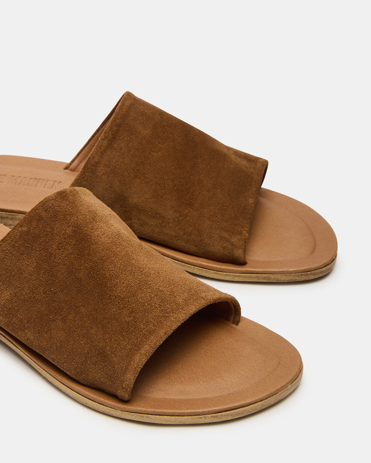 Steve Madden KIPP Chestnut Suede Slide Women's Sandal
