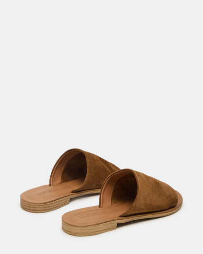 Steve Madden KIPP Chestnut Suede Slide Women's Sandal