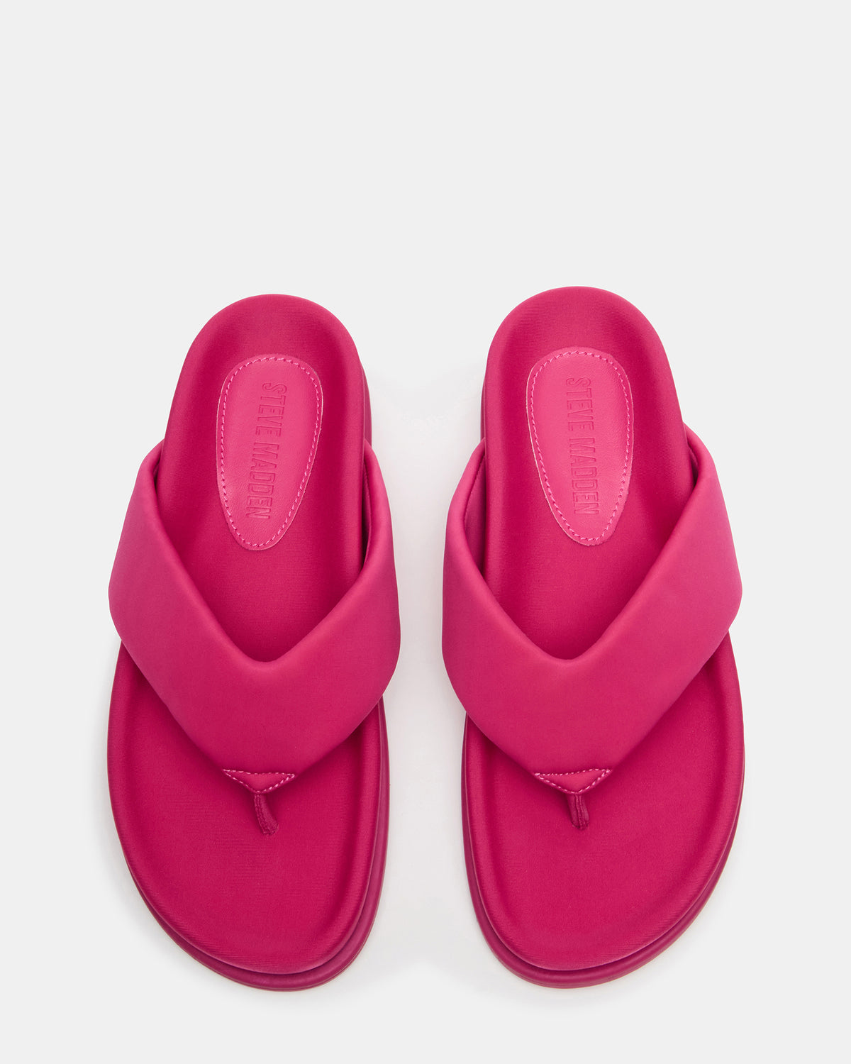 Steve Madden ZINNIA Pink Women's Thong Footbed Sandal