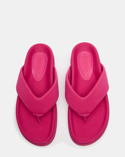 Steve Madden ZINNIA Pink Women's Thong Footbed Sandal